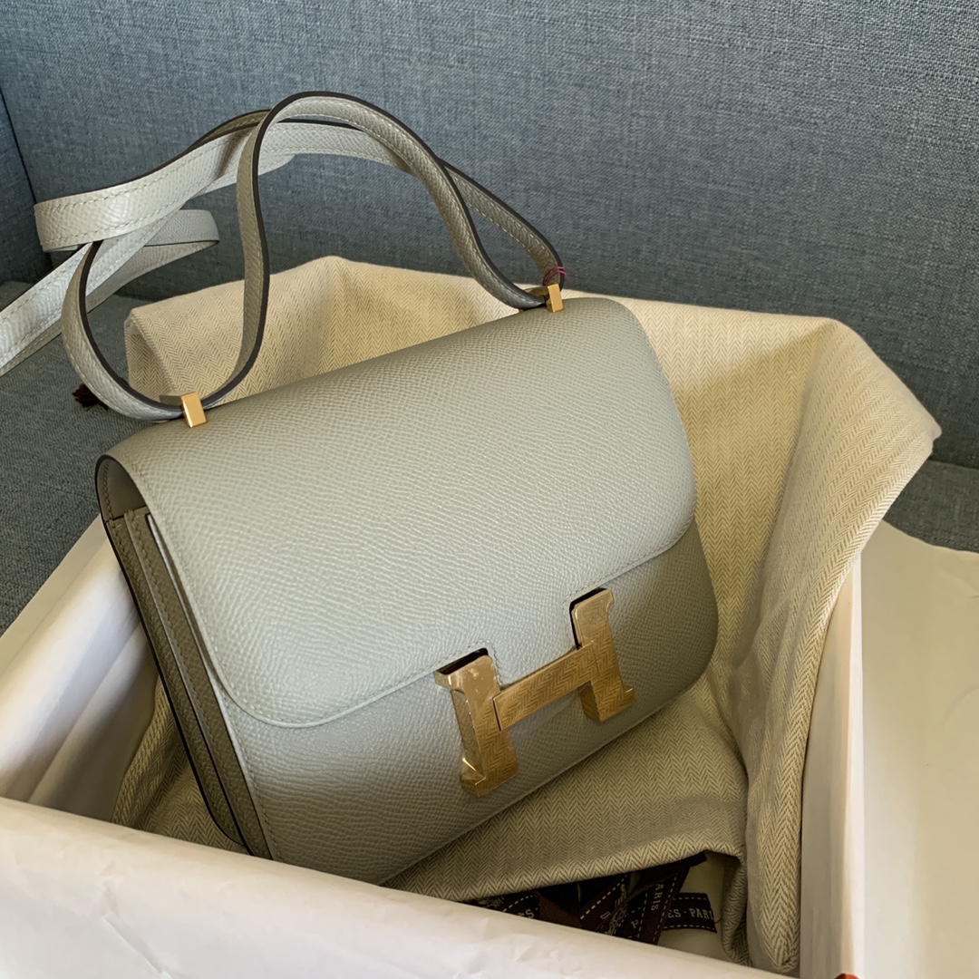 에르메스 콘스탄스18 그레이 금장 앱송